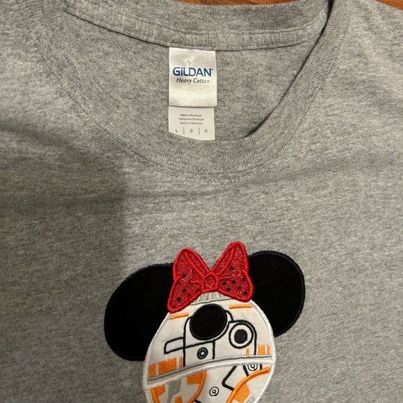 DISNEY Embroidered Mouse Ears STAR WARS BB8  “MAMA” T-Shirt size L - Picture 13 of 13